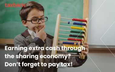 Earning extra cash through the sharing economy Don’t forget to pay tax!