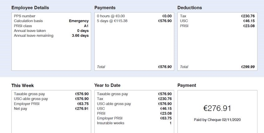 Why am I being emergency taxed?