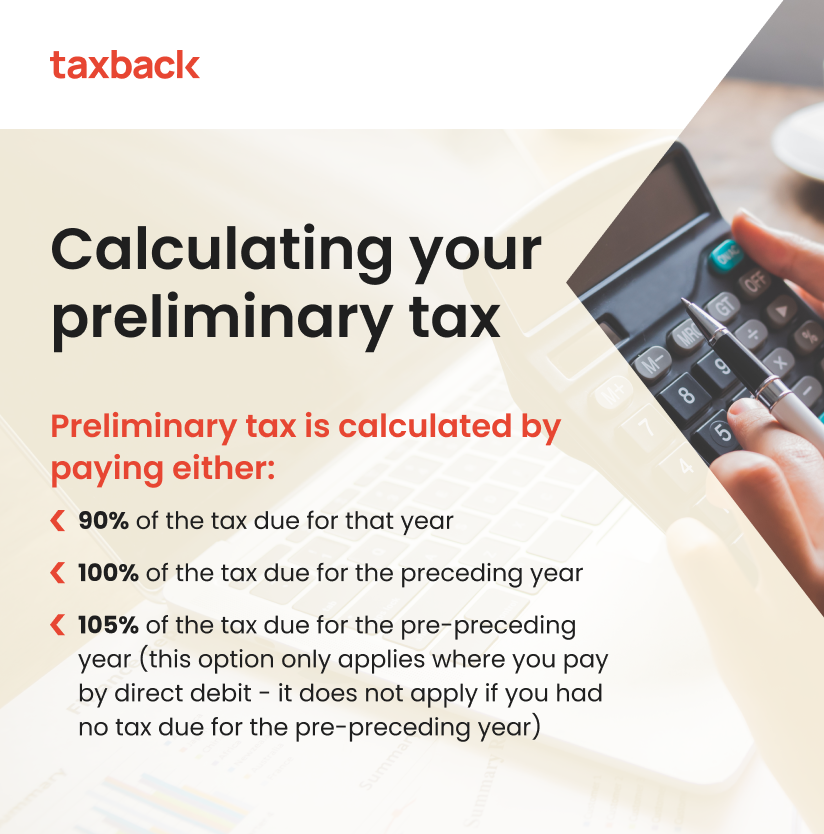 Calculating your preliminary tax